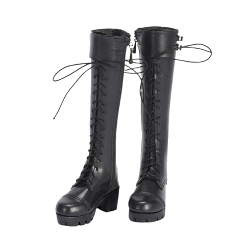 HiPlay 1/4 Female BJD Girl Lange Hohe Lederstiefel Schuhe Puppenaccessoire für Actionfigur von HiPlay