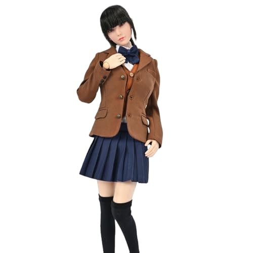 HiPlay 1/6 Damen Anzug Rock-Set Dunkelblau Puppenkleidung Zubehör für 12-Zoll Actionfigur von HiPlay