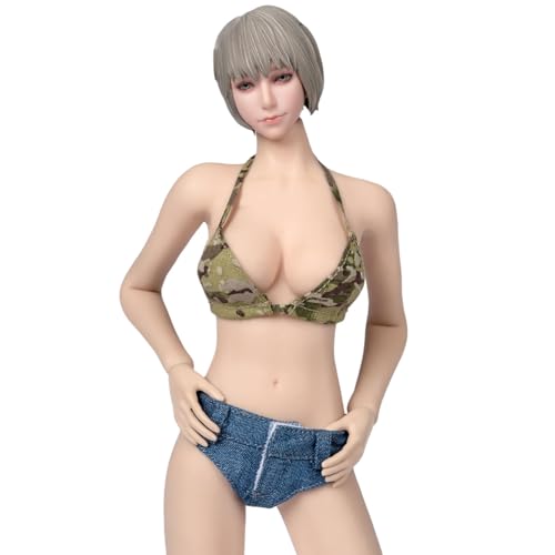 HiPlay 1/6 Damen Tanktop + Slip Set CP Tarnung Puppenkleidung Zubehör für 12-Zoll Actionfigur von HiPlay