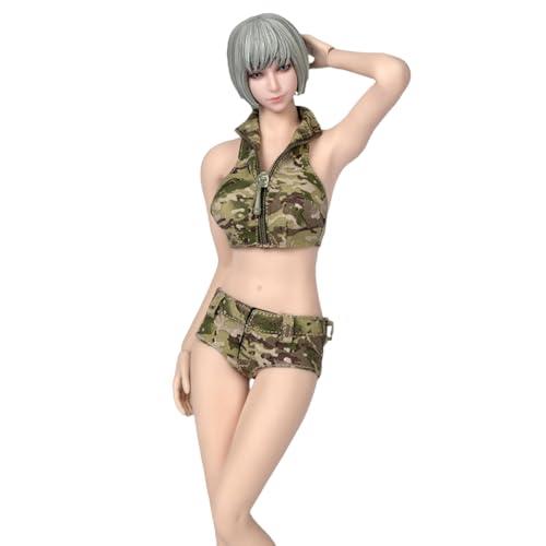 HiPlay 1/6 Female Camo Shorts CP Camouflage Puppenkleidung Zubehör für 12-Zoll-Actionfigur von HiPlay