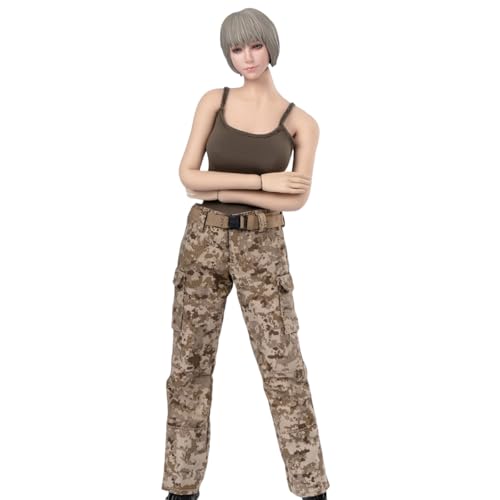 HiPlay 1/6 Female Vest Pants Trousers Set AOR1 Camouflage Puppenkleidung Zubehör für 12-Zoll-Actionfigur von HiPlay