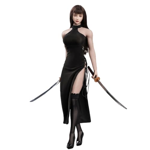 HiPlay 1/6 High-Waisted Hollow-Out Double Slit Lace-Up Dress TCT-042 for Action Figure Age 15+ HiPlay 1/6 High-Waisted Hollow-Out Double Slit Lace-Up Dress TCT-042 for Action Figure Age 15+ von HiPlay