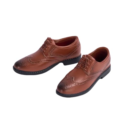 HiPlay 1/6 Männliche Braune Lederschuhe Stiefel Puppenzubehör für 12-Zoll Actionfigur von HiPlay