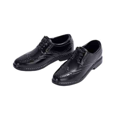 HiPlay 1/6 Männliche Schwarze Lederstiefel Puppenzubehör für 12-Zoll Actionfiguren von HiPlay