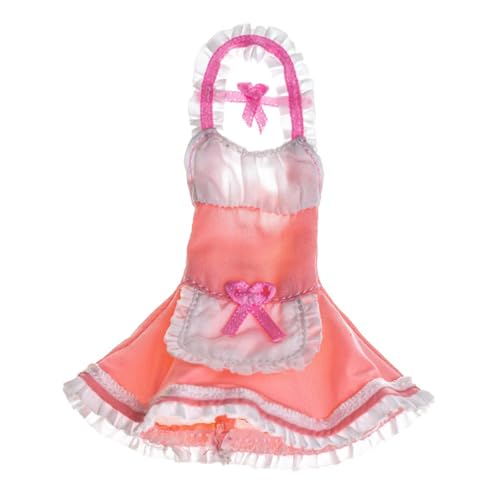 HiPlay 1/6 Maid Outfit Pink Color Puppenkleidung Kostüm Zubehör für 12-Zoll-Figur von HiPlay