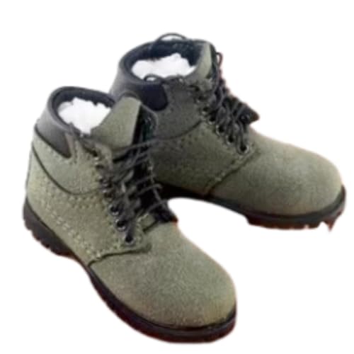 HiPlay 1/6 Scale Action Figure Accessory: Army Green Men's Hiking Boots Model for 12-inch Miniature Collectible Figure MDXF von HiPlay