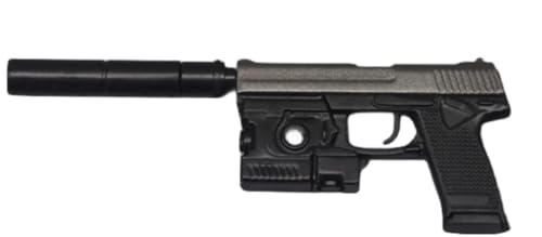 HiPlay 1/6 Scale Action Figure Accessory: Heckler & Koch MK23 Mod 0 Model for 12-inch Miniature Collectible Figure (ZY2009DTS) von HiPlay