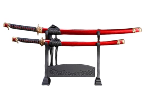 HiPlay 1/6 Scale Action Figure Accessory: Japanese Samurai Ronin Die-cast Alloy Katana-Wakizashi Series Model for 12-inch Miniature Collectible Figure Red LS2022-09A HiPlay 1/6 Scale Action Figure Accessory: Japanese Samurai Ronin Die-cast Alloy Katana-Wakizashi Series Model for 12-inch Miniature Collectible Figure Red LS2022-09A von HiPlay