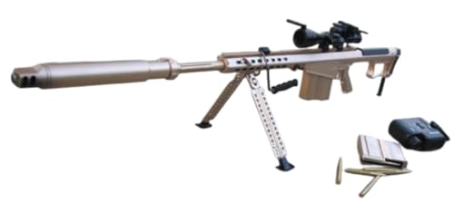 HiPlay 1/6 Scale Action Figure Accessory: M107A1 Sniper Rifle Model for 12-inch Miniature Collectible Figure von HiPlay