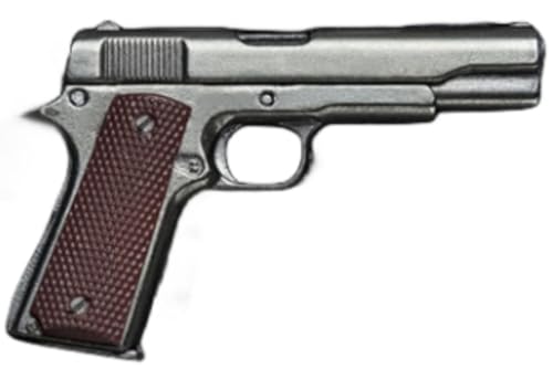 HiPlay 1/6 Scale Action Figure Accessory: M1911 Pistol Model for 12-inch Miniature Collectible Figure LSJS-012A (Golden) (Black) von HiPlay