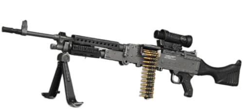HiPlay 1/6 Scale Action Figure Accessory: M240 Machine Gun Model for 12-inch Miniature Collectible Figure von HiPlay