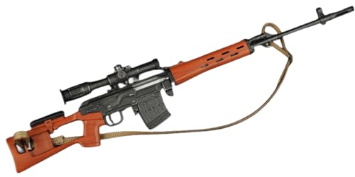 HiPlay 1/6 Scale Action Figure Accessory: SVD Sniper Rifle Model for 12-inch Miniature Collectible Figure ZY2012A (SVD Sniper Rifle Model) von HiPlay