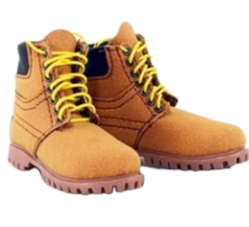 HiPlay 1/6 Scale Action Figure Accessory: Sand Color Men's Hiking Boots Model for 12-inch Miniature Collectible Figure MDXB HiPlay 1/6 Scale Action Figure Accessory: Sand Color Men's Hiking Boots Model for 12-inch Miniature Collectible Figure MDXB von HiPlay