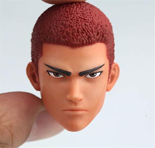 HiPlay 1/6 Scale Asian Male Figure Head Sculpt, Anime Style Handsome Sportmen, Doll Head for 12 inch Action Figure HS013 (B) von HiPlay