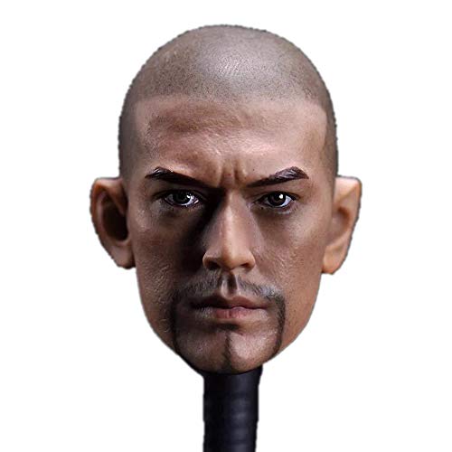 HiPlay 1/6 Scale Asian Male Figure Head Sculpt, Asian Handsome Men Tough Guy, Doll Head for 12 inch Action Figure HS012(B) von HiPlay