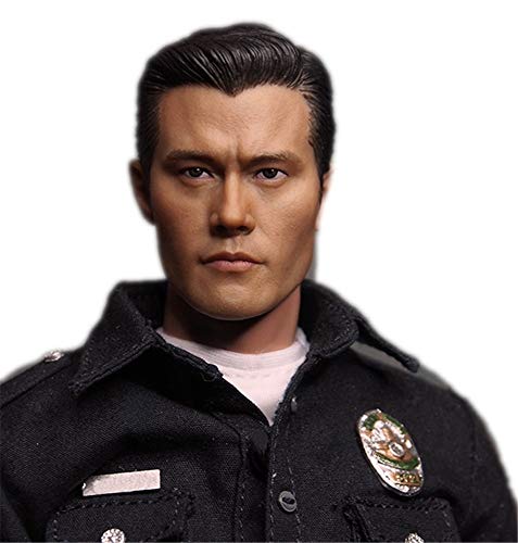 HiPlay 1/6 Scale Asian Male Figure Head Sculpt, Asian Handsome Men Tough Guy, Doll Head for 12 inch Action Figure TBLeague/Phicen HS014 (B) von HiPlay