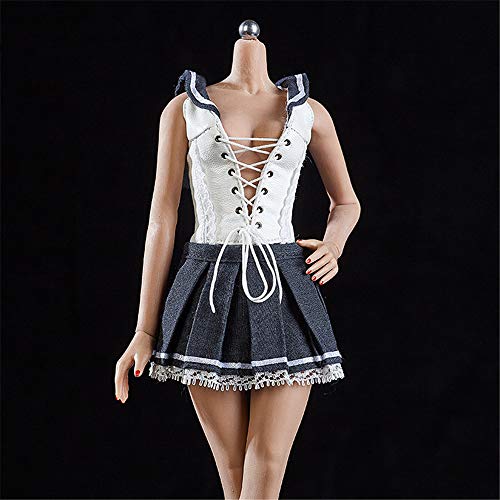HiPlay 1/6 Scale Female Figure Doll Clothes, Japanese Seifuku, Schoolgirl Uniform, Outfit Costume for 12 inch Female Action Figure Phicen/TBLeague CM064 von HiPlay