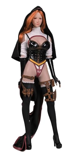 HiPlay 1/6 Scale Female Figure Doll Clothes: Black Church Unconstrained Sister Set for 12-inch Collectible Action Figure SA002 (D) von HiPlay