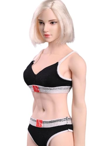 HiPlay 1/6 Scale Female Figure Doll Clothes: Black Tripod Sports Underwear for 12-inch Collectible Action Figure SA025 (B) von HiPlay