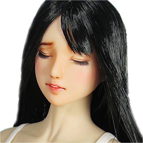 HiPlay 1/6 Scale Female Figure Head Sculpt, 100% Handmade & Customized Makeup, Anime Style, Beauty Charming Girl Doll Head for 12" Action Figure TBLeague/Obitsu/JIAOU CDH63 (White Skin) von HiPlay