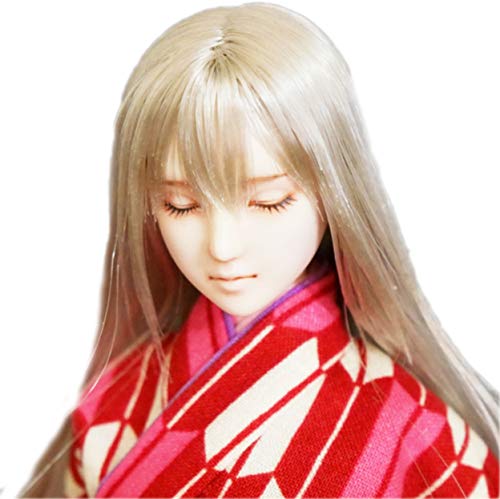 HiPlay 1/6 Scale Female Figure Head Sculpt, 100% Handmade & Customized Makeup, Anime Style, Beauty Charming Girl Doll Head for 12" Action Figure TBLeague/Obitsu/JIAOU CDH74 (Natural Skin) von HiPlay