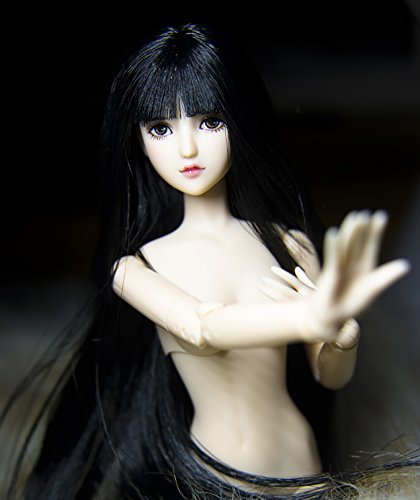 HiPlay 1/6 Scale Female Figure Head Sculpt, 100% Handmade & Customized Makeup, Beauty Charming Girl Doll Head for 12" Action Figure TBLeague/Obitsu/JIAOU CDH11 (White Skin) von HiPlay