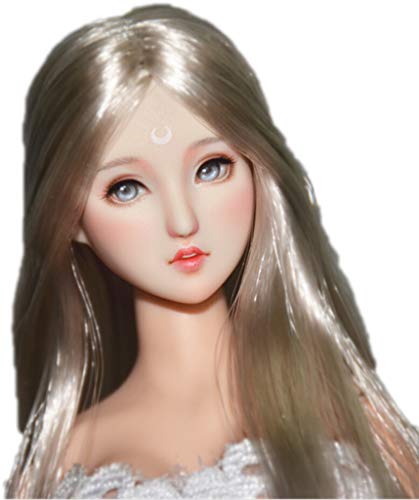 HiPlay 1/6 Scale Female Figure Head Sculpt, 100% Handmade & Customized Makeup, Beauty Charming Girl Doll Head for 12" Action Figure TBLeague/Obitsu/JIAOU CDH46 (White Skin) von HiPlay
