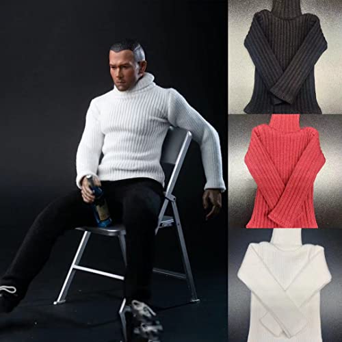 HiPlay 1/6 Scale Figure Doll Clothes, Sweater Costume for 12 inch Male Action Figure Phicen/TBLeague MYF12-White HiPlay 1/6 Scale Figure Doll Clothes, Sweater Costume for 12 inch Male Action Figure Phicen/TBLeague MYF12-White von HiPlay