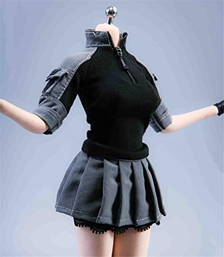 HiPlay 1/6 Scale Figure Doll Clothes, Top+Skirt, Outfit Costume for 12 inch Female Action Figure Phicen/TBLeague CM144(A) von HiPlay