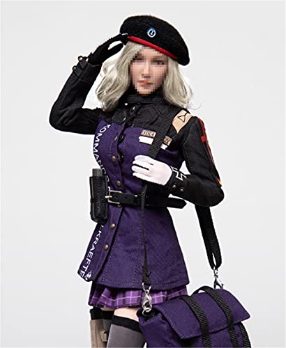 HiPlay 1/6 Scale Figure Doll Clothes,Hat+Uniform+Skirt+Stockings+Boots+Bags, Outfit Costume for 12 inch Female Action Figure Phicen/TBLeague CM106 von HiPlay