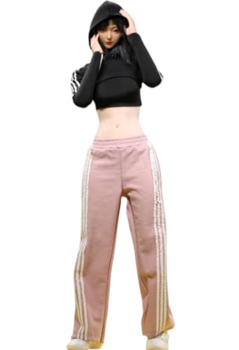 HiPlay 1/6 Scale Figure Doll Clothes: Casual Sports Suit for 12-inch Collectible Action Figure Pink JO23X-15B von HiPlay