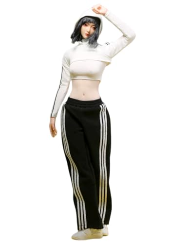 HiPlay 1/6 Scale Figure Doll Clothes: Casual Sports Suit for 12-inch Collectible Action Figure White JO23X-15A von HiPlay