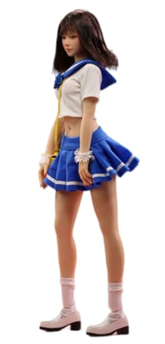 HiPlay 1/6 Scale Figure Doll Clothes: Drak Blue Student Skirt Uniform for 12-inch Collectible Action Figure JO23X-10F von HiPlay
