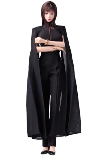 HiPlay 1/6 Scale Figure Doll Clothes: Lady Evening Gown Set for 12-inch Collectible Action Figure ATX-059C Black von HiPlay