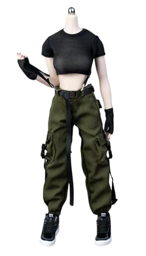 HiPlay 1/6 Scale Figure Doll Clothes: Top and Cargo Pants for 12-inch Collectible Action Figure (IC1005D) von HiPlay