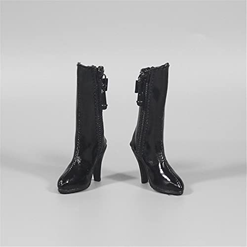 HiPlay 1/6 Scale Figure Shoes, Sneakers, Boots, High-Heeled Shoes for 12 inch Female Action Figure Phicen/TBLeague ACC019(Black) von HiPlay