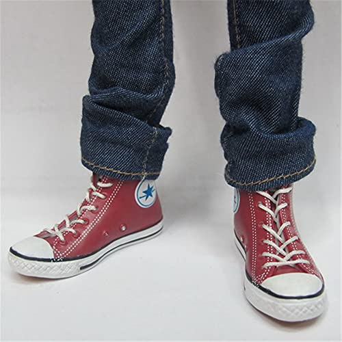 HiPlay 1/6 Scale Figure Shoes, Sneakers, Boots, High-Heeled Shoes for 12 inch Female Action Figure Phicen/TBLeague ACC022(Red) von HiPlay