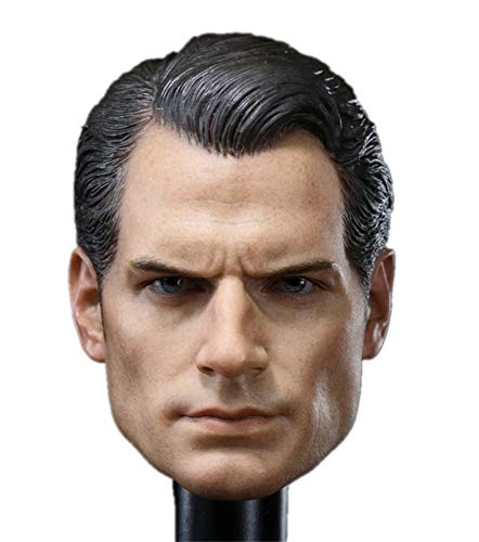 HiPlay 1/6 Scale Male Figure Head Sculpt, Handsome Men Tough Guy, Doll Head for 12" Action Figure Phicen, TBLeague HS005(B) von HiPlay