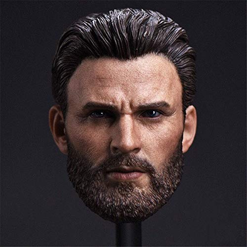 HiPlay 1/6 Scale Male Figure Head Sculpt, Handsome Men Tough Guy, Doll Head for 12 inch Action Figure HS019 (D) von HiPlay