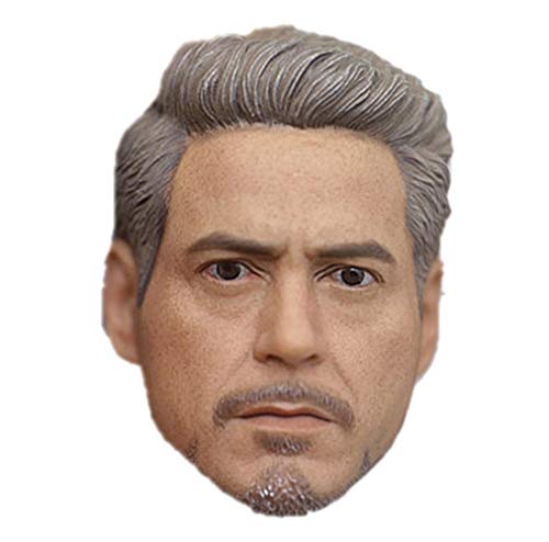 HiPlay 1/6 Scale Male Figure Head Sculpt, Handsome Men Tough Guy, Doll Head for 12 inch Action Figure HS020 (A) von HiPlay