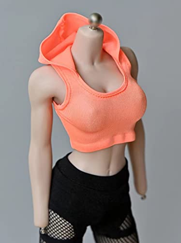 HiPlay 1/6 Scale Vest Outfit Costume for 12 inch Female Seamless Action Figure Phicen/TBLeague JODY11 Orange von HiPlay