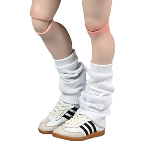 HiPlay 1/6 Schlauchbeinwärmer Mittellange Socken Weiß Kleidungszubehör für 12" Figur von HiPlay