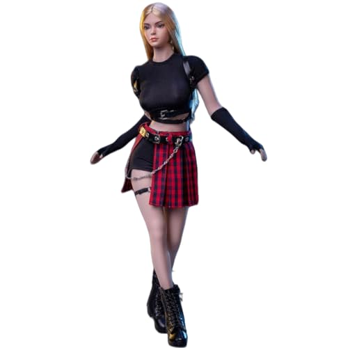 HiPlay 1/6 Trendy Kurzrock Outfit Kleidung Rot Zubehör für 12" Figur von HiPlay