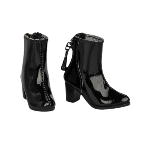 HiPlay 1/6 Weibliche Schwarze Kurze Stiefel Schuhe Puppen Zubehör für 12-Zoll Actionfigur von HiPlay