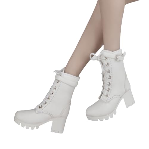 HiPlay 1/6 Weiße High Heels Stiefel Schuhe Puppenaccessoire für 12-Zoll Actionfigur von HiPlay