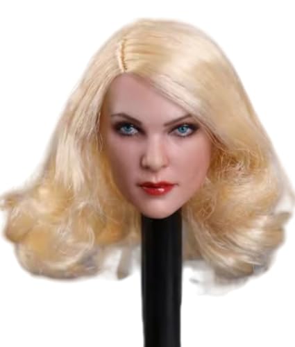 HiPlay 1:6 Scale Female Head Sculpt, Euro-American Cool Girl Female Head Sculpture for 12-inch Action Figures GC019F von HiPlay