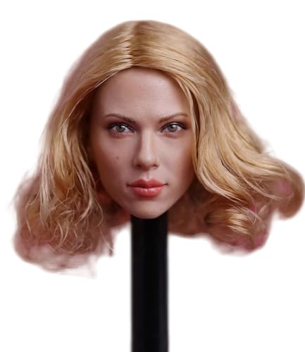 HiPlay 1:6 Scale Female Head Sculpt, Scarlett, American Actress Head Sculpture for 12-inch Action Figures GC002B von HiPlay