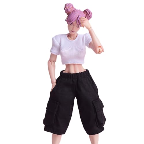 HiPlay ATStory 1/12 Scale Figure Doll Clothes: Black Mecha Girl Work Shorts for 6-inch Collectible Action Figure ZKHS HiPlay ATStory 1/12 Scale Figure Doll Clothes: Black Mecha Girl Work Shorts for 6-inch Collectible Action Figure ZKHS von HiPlay