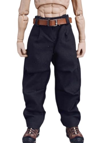 HiPlay ATStory 1/12 Scale Figure Doll Clothes:Workers Haron Black Pants&Brown Belt, for 6-inch Collectible Action Figure HLHSK HiPlay ATStory 1/12 Scale Figure Doll Clothes:Workers Haron Black Pants&Brown Belt, for 6-inch Collectible Action Figure HLHSK von HiPlay