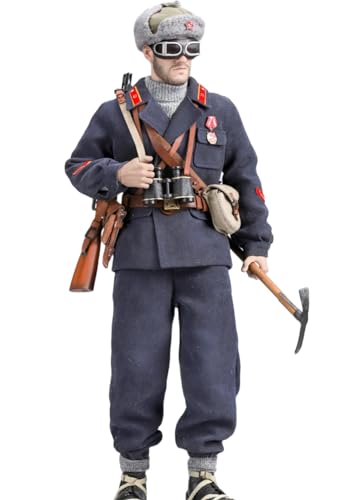 HiPlay Alert LINE Collectible Figure Full Set: WWII Soviet Mountain Infantry Officer, Militarily Style, 1:6 Scale Miniature Male Action Figurine AL100042 von HiPlay